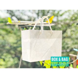 combo túi giấy rẻ 50 cái ngang 18  cm x rộng 14 cm x hông 6 cm
