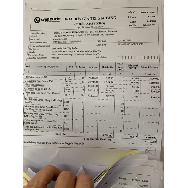 Bài Sỏi Nam Dược - hộp 40 viên