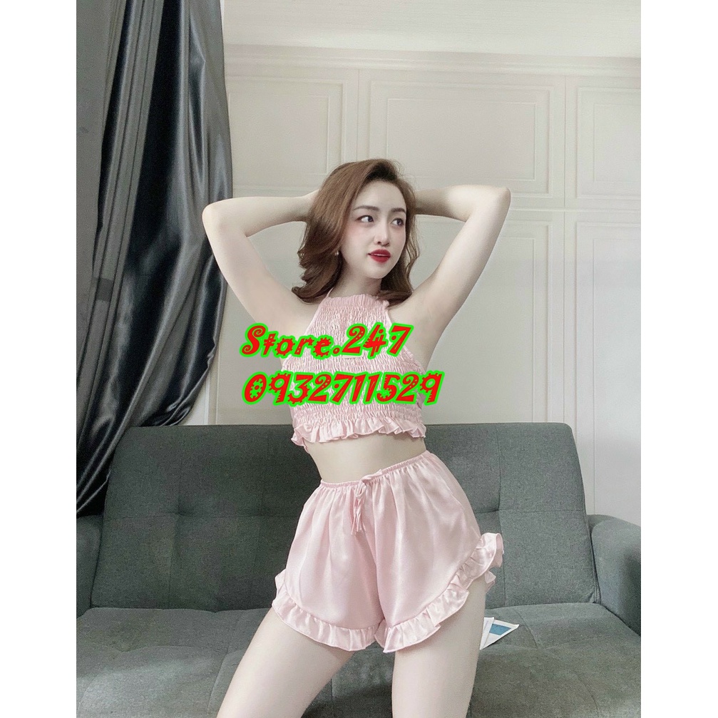 (40KG-55KG) ĐỒ NGỦ SEXY SATIN DÚNG BÈO NGỰC- Vải siêu mát siêu xinh không nhăn hàng xưởng nhà may bao chắc chắn mềm mịn | BigBuy360 - bigbuy360.vn