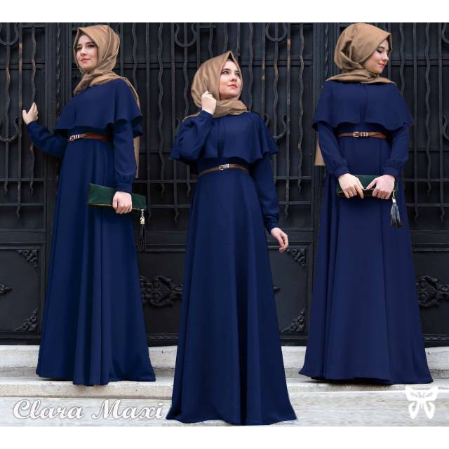 ^_ Cod Clara Maxi Tay Áo Dài Có Thể Tháo Rời Pasmina Jersey Beltfit Đến L Bestsel | BigBuy360 - bigbuy360.vn