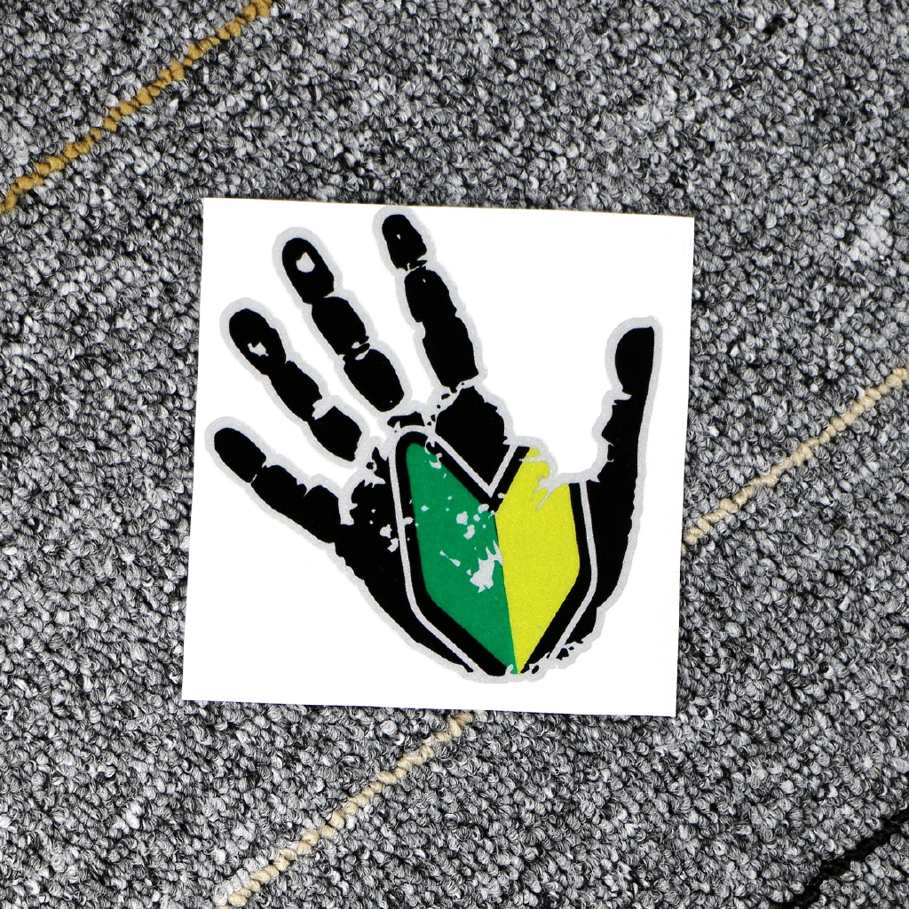 Miếng Dán Phản Quang Chống Nước In Logo Jdm 10 Phong Cách Cho Mũ Bảo Hiểm