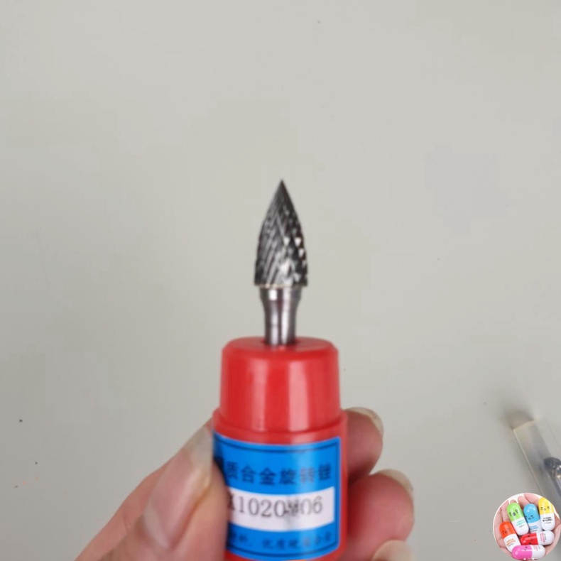 Mũi mài phay gỗ nhựa đồng nhôm hợp kim vonfram 6x10mm