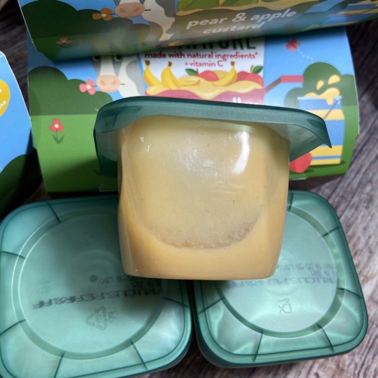 Váng Sữa Trái Cây Và Pudding Heinz Cho Bé Ăn Dặm 4 m+ ( Nắp Xanh Lá)