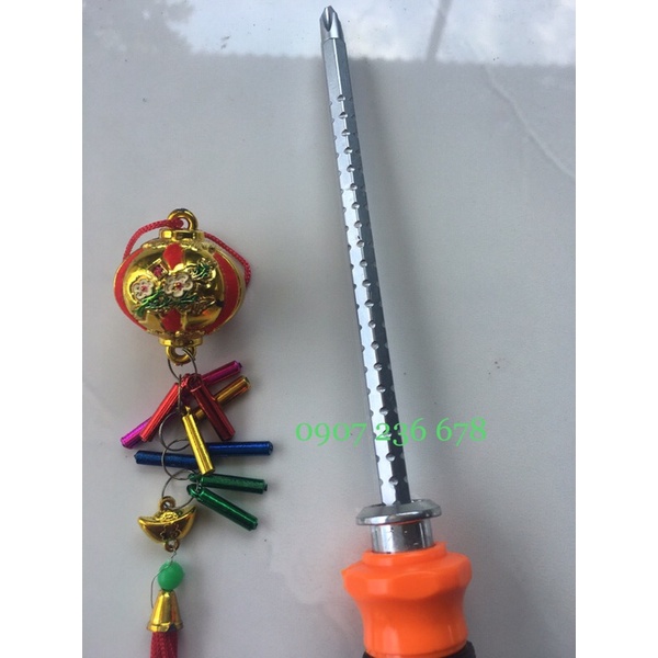 Tuốc Nơ Vít - Tô Vít 2 Đầu 6x150mm Cán Cao Su Chống Trượt Chống Dầu Kapusi Cao Cấp Japan