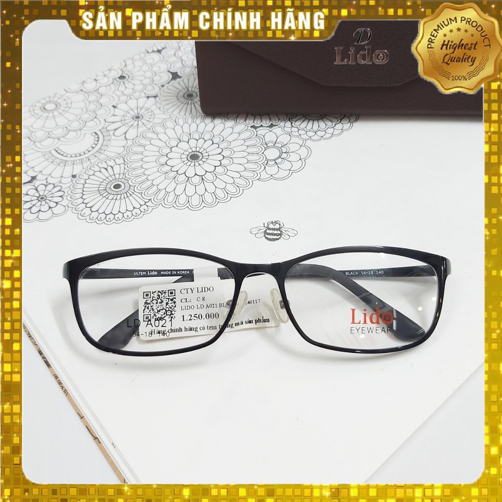 Gọng Kính Hàn Quốc LIDO ultem cao cấp Made in Korea