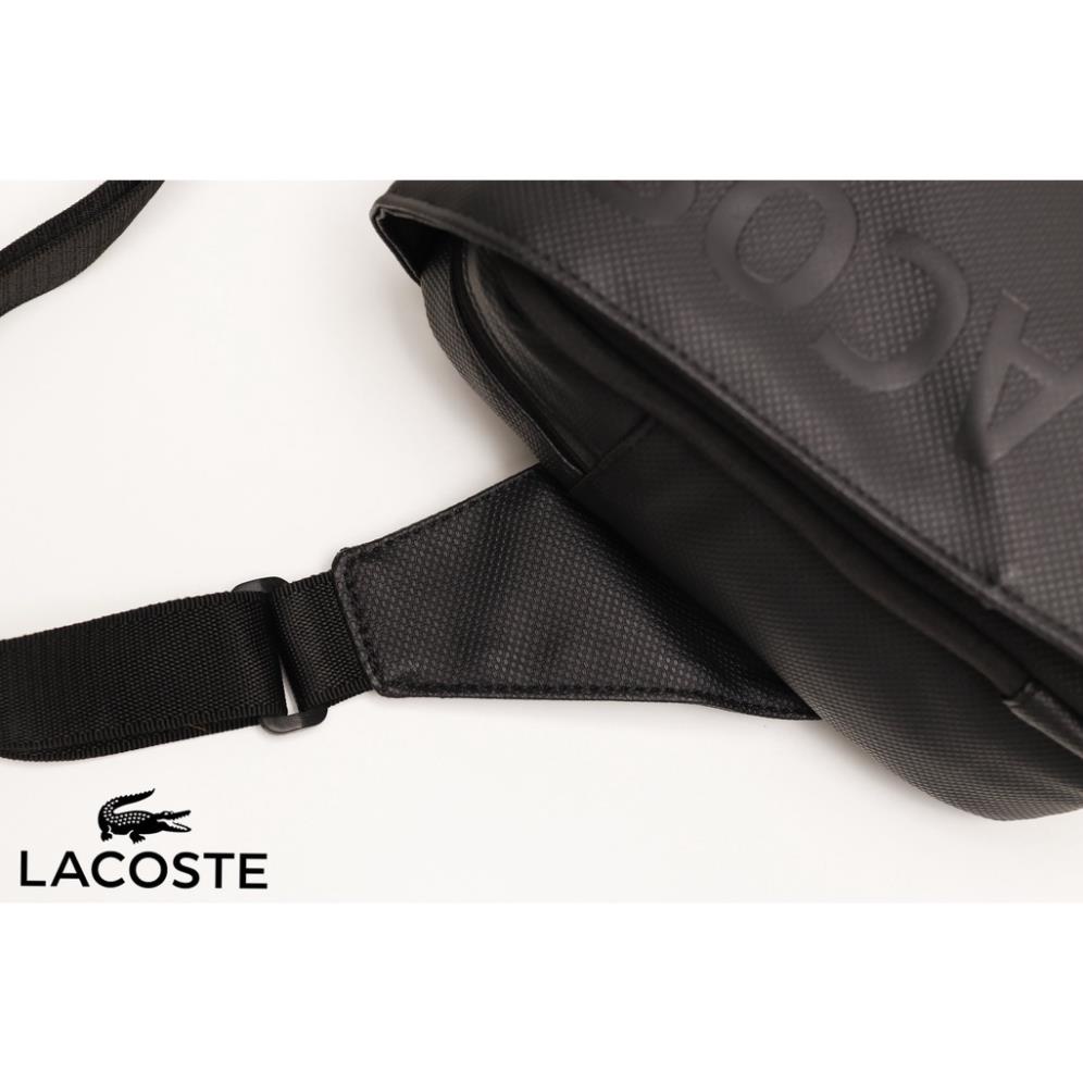 Túi deo chéo Lacoste Men's Classic PetiT Chất Da si Logo  Kim Loại lacoste dập  Form đẹp / Sang