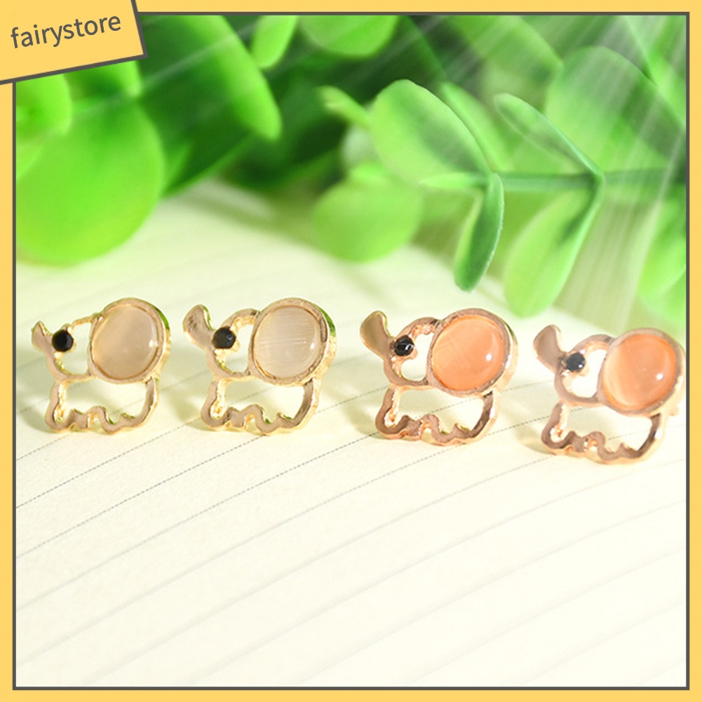 Hoa Tai Mặt Hình Chú Voi Đáng Yêu Cho Nữ