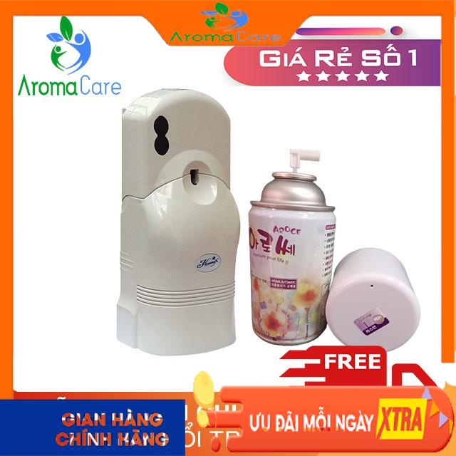 Bộ máy xịt nước hoa xịt phòng Hàn Quốc - Aroce Hommax, khử mùi nhà vệ sinh, karaoke