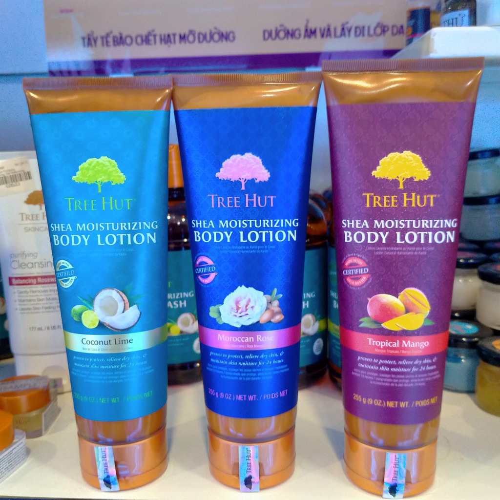 Kem dưỡng thể Tree Hut - Dưỡng Body Lotion Tree Hut Khoaitay2402