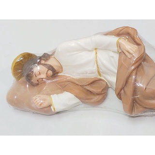 Tượng công giáo - Tượng Thánh Giuse nằm ngủ mẫu Ý 20cm màu mới