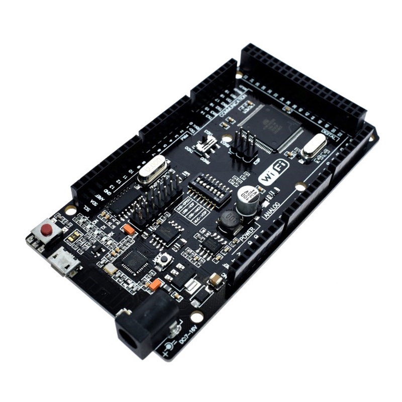 Mega2560 + WiFi R3 ATmega2560 + ESP8266 32Mb Bộ nhớ USB-TTL CH340G Bo mạch tương thích cho Arduino Mega NodeMCU cho WeMos ESP8266