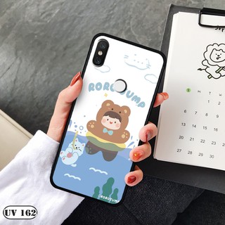 Ốp lưng nhám Xiaomi Mi 8 - in hình