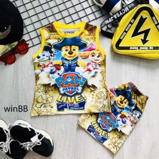 Bộ lạnh sát nách chó cứu hộ Win BB size 3-16