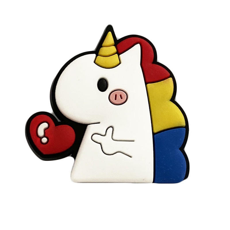 Phụ Kiện Trang Trí Giày Hình Ngựa Một Sừng Dễ Thương