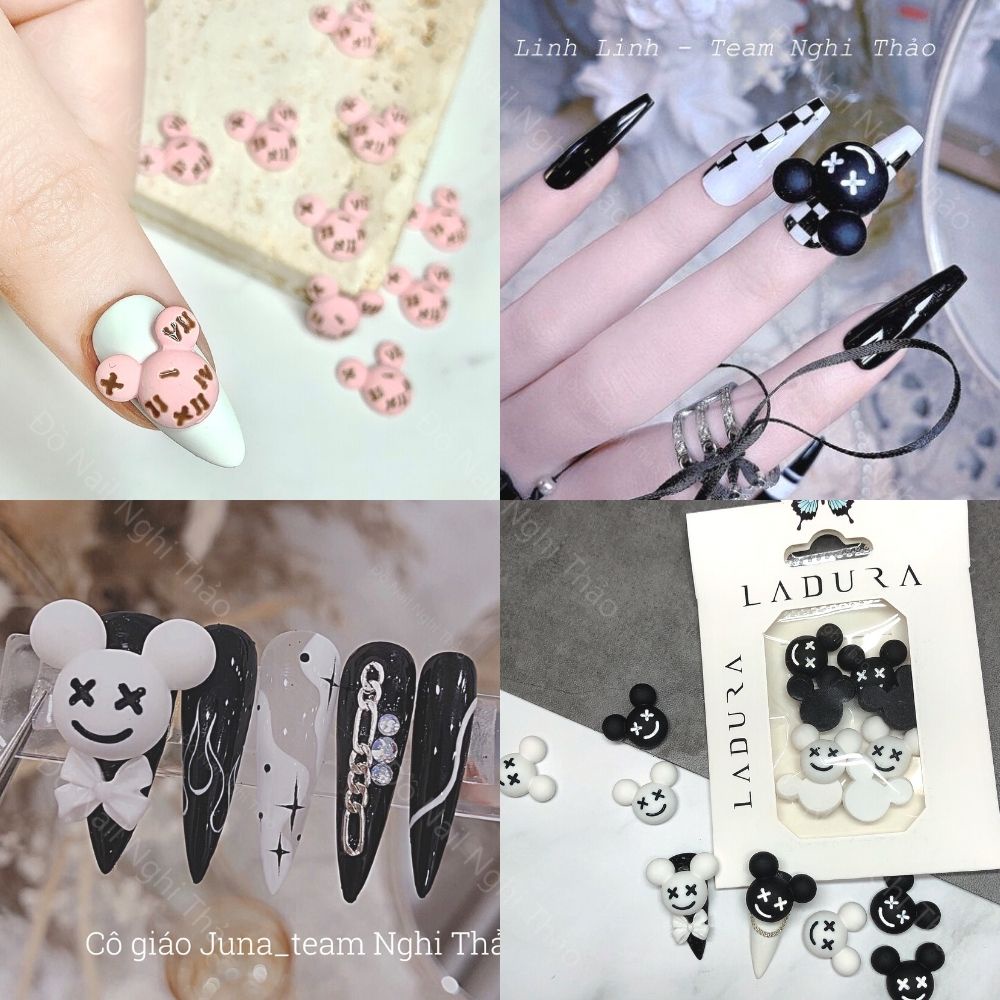 Charm nail mickey trang trí móng JELIVA