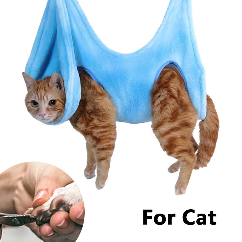 HamshMoc Võng treo vải nỉ mềm mại có móc kẹp dành cho thú cưng chó mèo