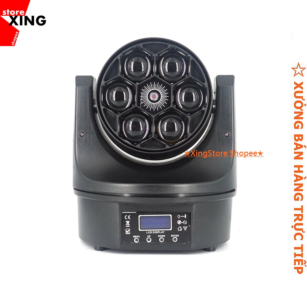 ĐÈN MOVING 6 MẮT LED LASER Đèn sân khấu