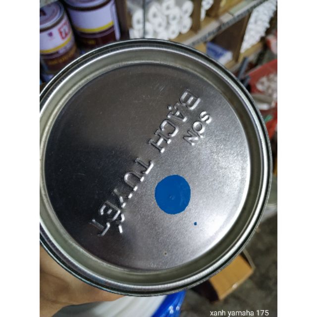 Sơn màu xanh yamaha - 715 - hộp 1 kg bạch tuyết