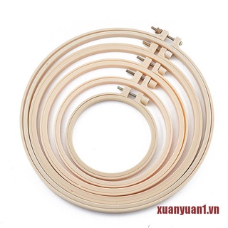 1 Khung Thêu Hình Tròn Bằng Gỗ