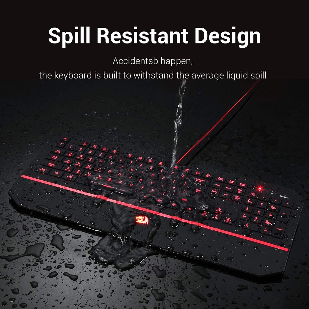 Bàn Phím Chơi Game Redragon K502 Rgb Led Rgb 104 Phím Cao Cấp