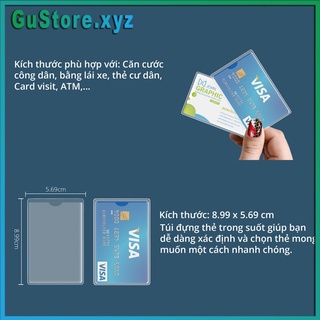 Túi trong suốt đựng thẻ căn cước công dân, bằng lái xe, ATM, Card visit, CMND, thẻ hội viên