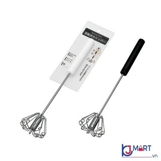 Dụng cụ đánh trứng dạng ấn inox và nhựa ABS nhập từ Nhật Bản