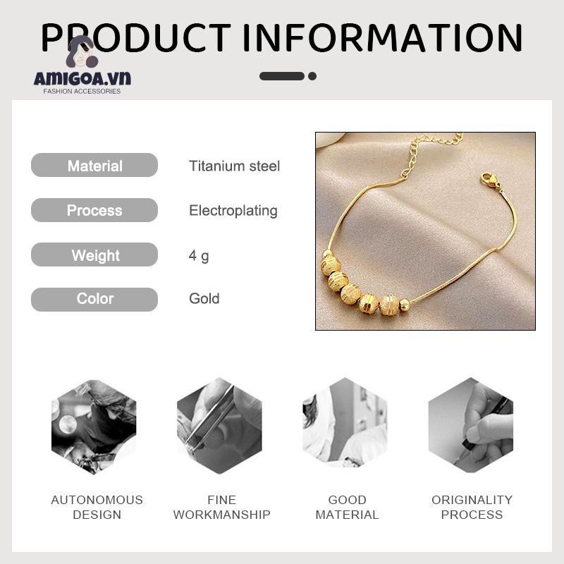 ✨✨Vòng Tay Năm Cánh Đơn Giản Không Phai Màu Cho Nữ