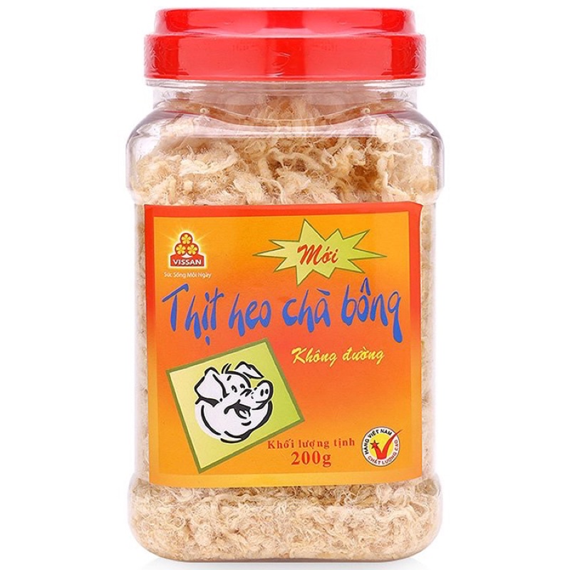 Chà Bông Không Đường 200g