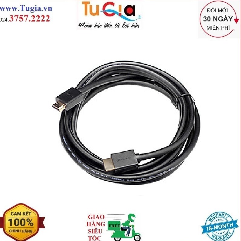 Cáp HDMI 1.4 Ugreen 10114 30m - Hàng Chính Hãng