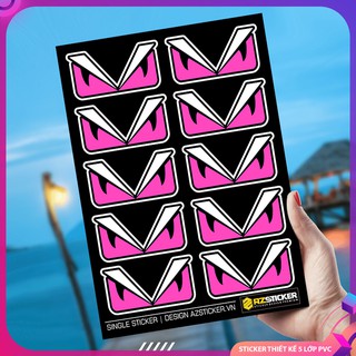 [Tem Xe ] Tem Mắt Fendi Hồng - Tem Logo , Tem Dán | Tem Dán Xe Máy, Xe Điện Chống Thấm Nước