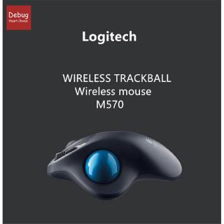 Original Logitech M570 2.4Ghz Wireless Trackball Mouse Ergonomic Vertical Professional Drawing Laser Mice For Win10/8/7