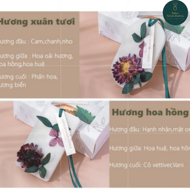 [Sáp thơm] Thơm xe, thơm phòng, thơm tủ quần áo  - CITTA 30g - Chất liệu sáp ong tự nhiên, thân thiện với người dùng