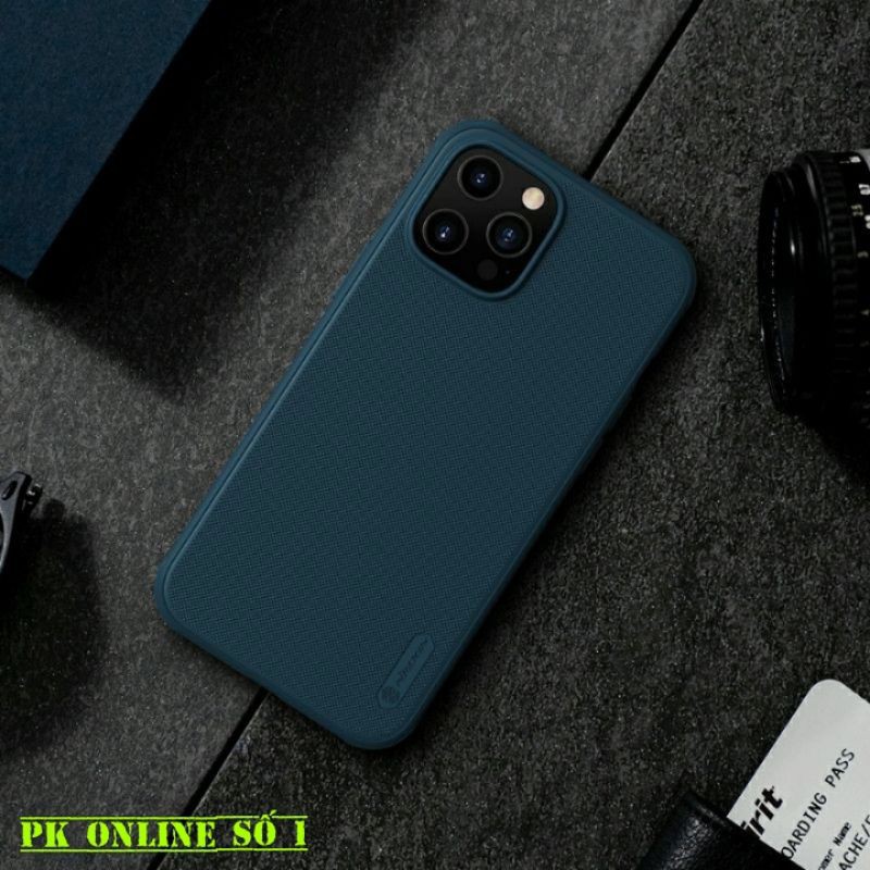 Ốp Lưng Nhám Chống Vân Tay Nillkin Frosted Shield Cho IP 12,13 pro max