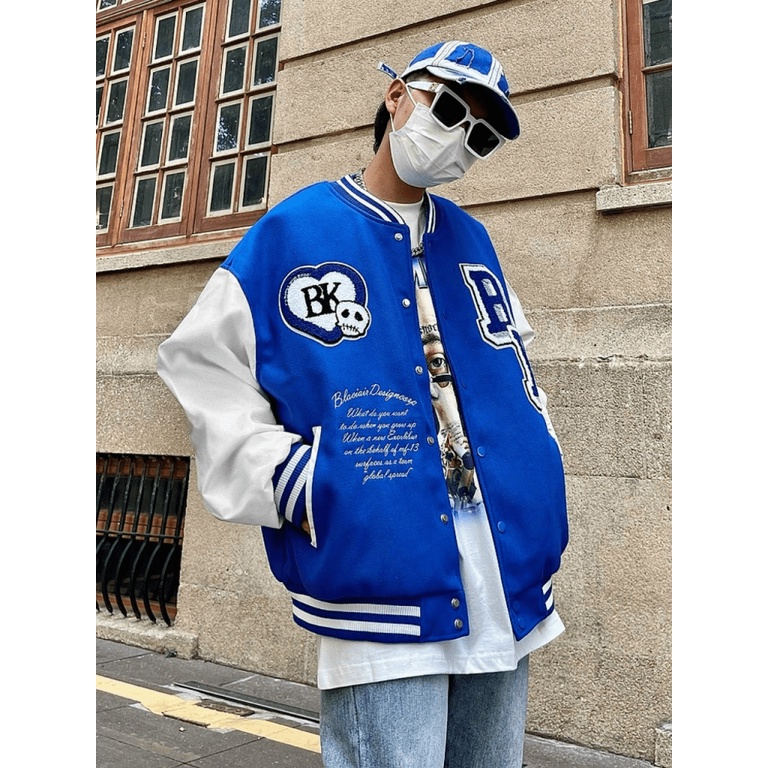 (MẪU MỚI) ÁO KHOÁC BOMBER NAM NỮ HỌA TIẾT BK BỘ XƯƠNG PHONG CÁCH BAO NGẦU BAO CHẤT THỜI TRANG HHP
