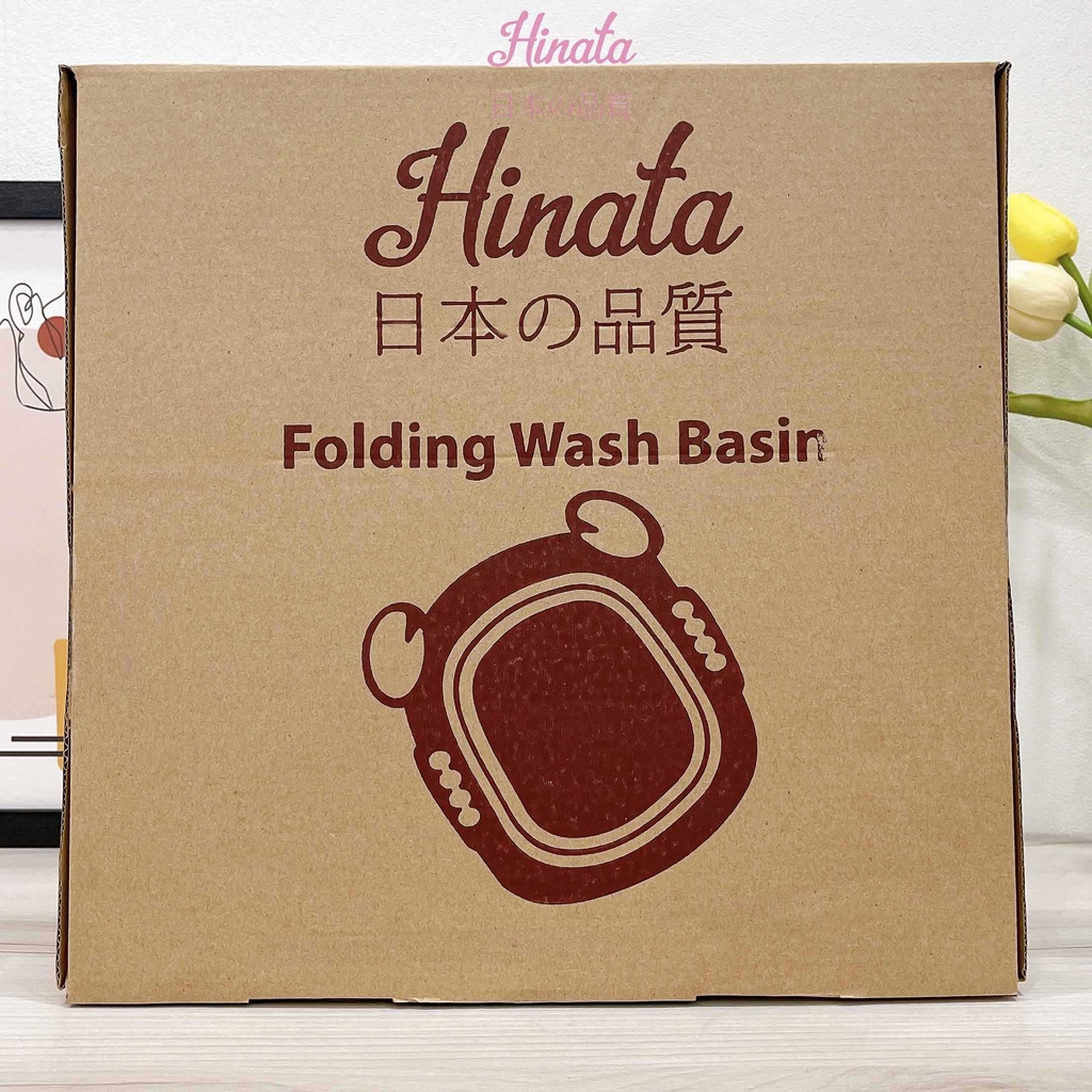 Thau rửa mặt di động HINATA - Có thể gấp gọn BT10