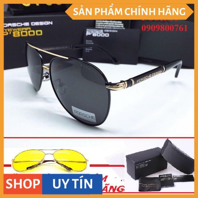 ❌FULLBOX HÃNG❌MẮT KÍNH MÁT P8738 KÍNH RÂM NAM CAO CẤP THỜI TRANG HOT TREND + TẶNG KÍNH ĐI ĐÊM