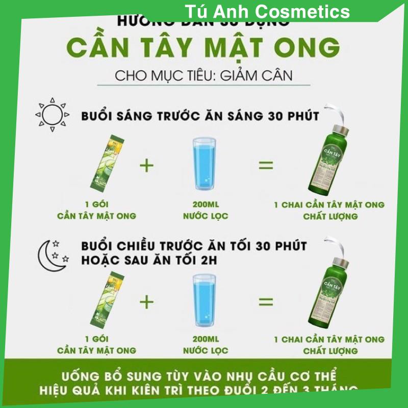 [CHÍNH HÃNG] Bột cần tây, cần tây Mật Ong Motree, hộp 14 gói, giúp giảm cân, dáng đẹp, thanh lọc cơ thể