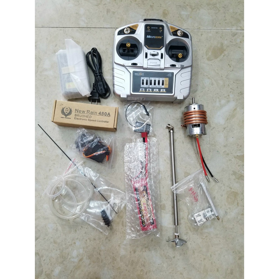 Combo chế tạo tàu siêu tốc động cơ 775 tầm xa tới 500 met đầy đủ cả pin và sạc