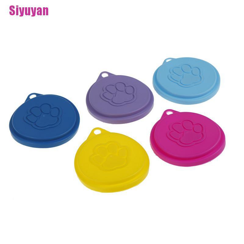 1 Nắp Đậy Hộp Thức Ăn Cho Thú Cưng Bằng Silicon Tái Sử Dụng Được