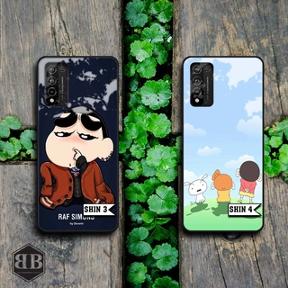 Ốp lưng kính cường lực Huawei Honor 10X Lite hình shin