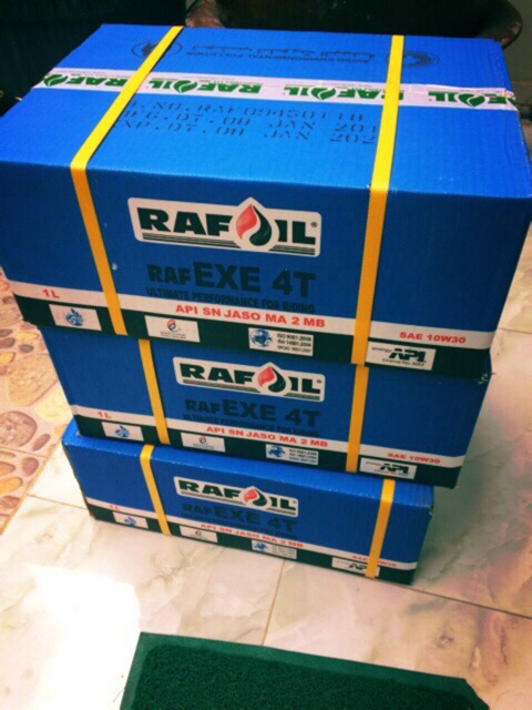 Nhớt Tổng Hợp Cao Cấp Xe Máy Rafoil Racing RAF EXE 4T 10w-30 Full Synthetic Api SN - Made in UAE