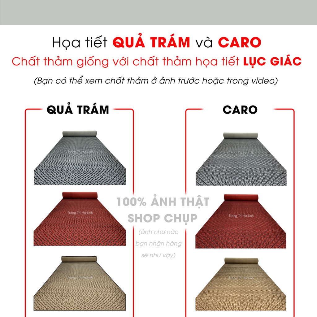 Thảm nỉ trải sàn nhà, trải sự kiện văn phòng loại dày chống cháy - đế tráng keo chống trơn trượt