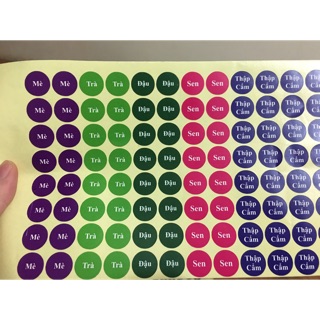 Combo 2000 tem nhân bánh trung thu cỡ 1,5cm