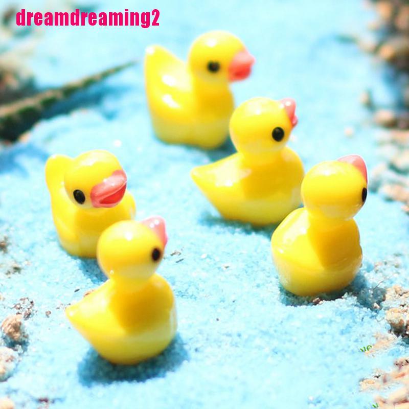 Bộ 10 Vịt Nhựa Trang Trí Với Nhỏ