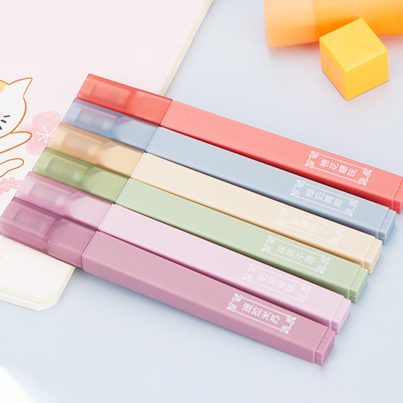 Bộ 6 Bút Đánh Dấu Đầu Mềm Nhiều Màu Có Mùi Thơm DIY