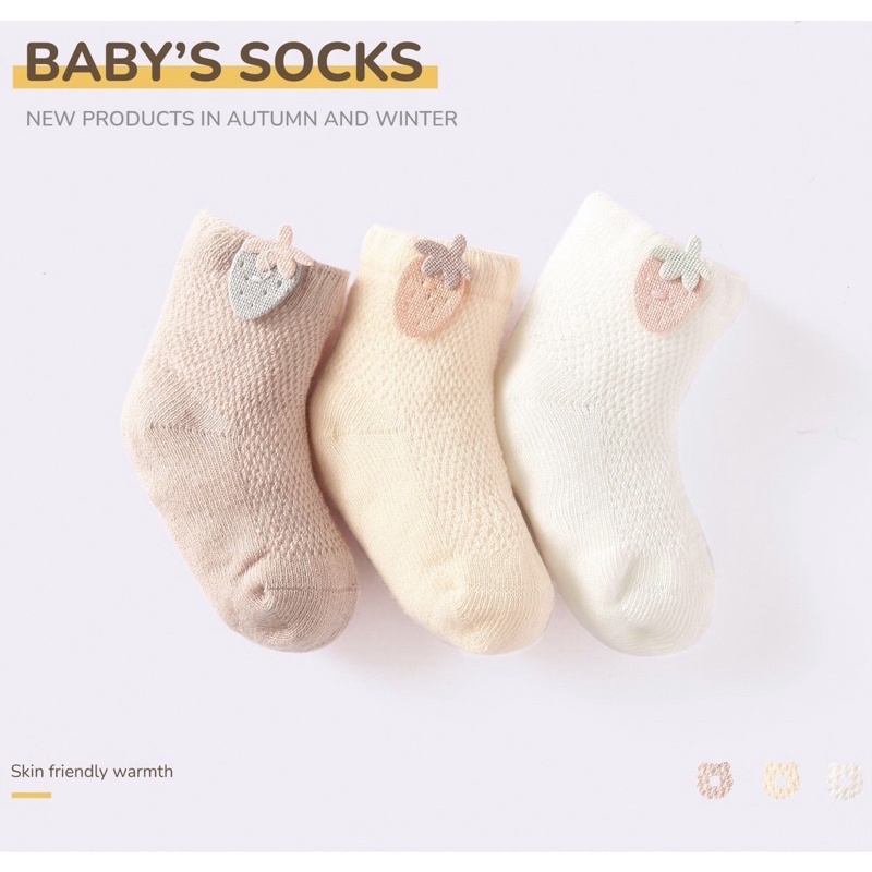 Baby’s Socks - Set 3 đôi tất cho bé 1112