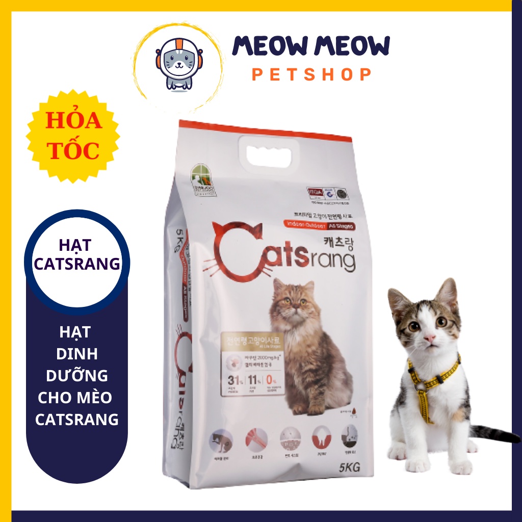 Hạt catsrang dinh dưỡng cho mèo | Thức ăn khô dinh dưỡng cho mèo.