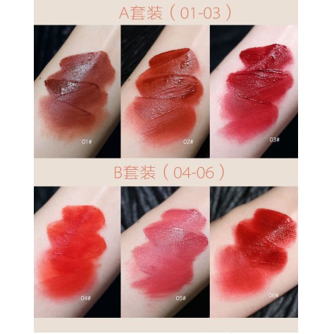 Set 3 cây son kem lỳ Herorange FLUFLY LIP GLAZE KST08-KIMBEAUTY | BigBuy360 - bigbuy360.vn