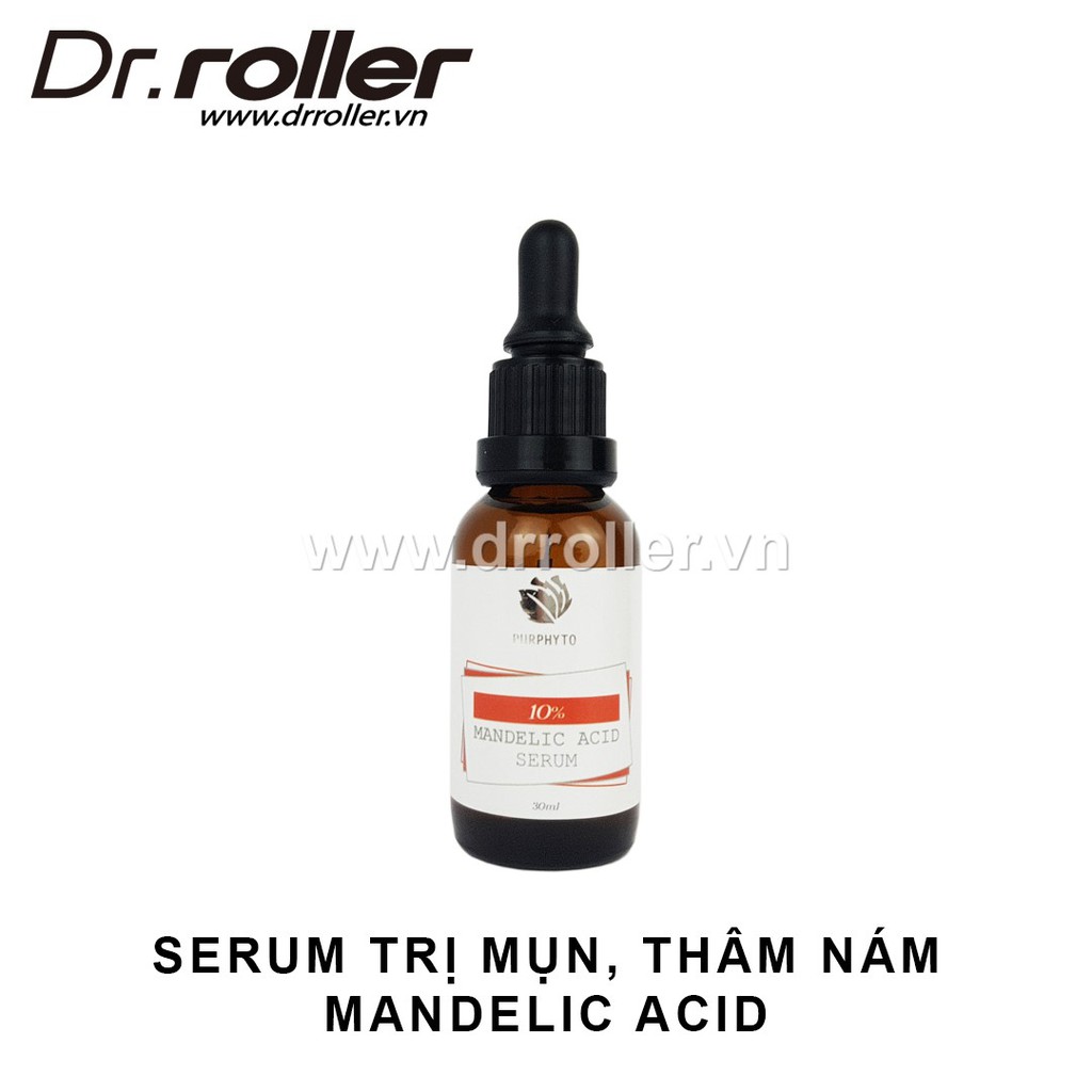 Bộ Kim Lăn Hỗ Trợ Giảm Tình Trạng Thâm, Mụn Dr. Roller - Serum Mandelic Acid 10%