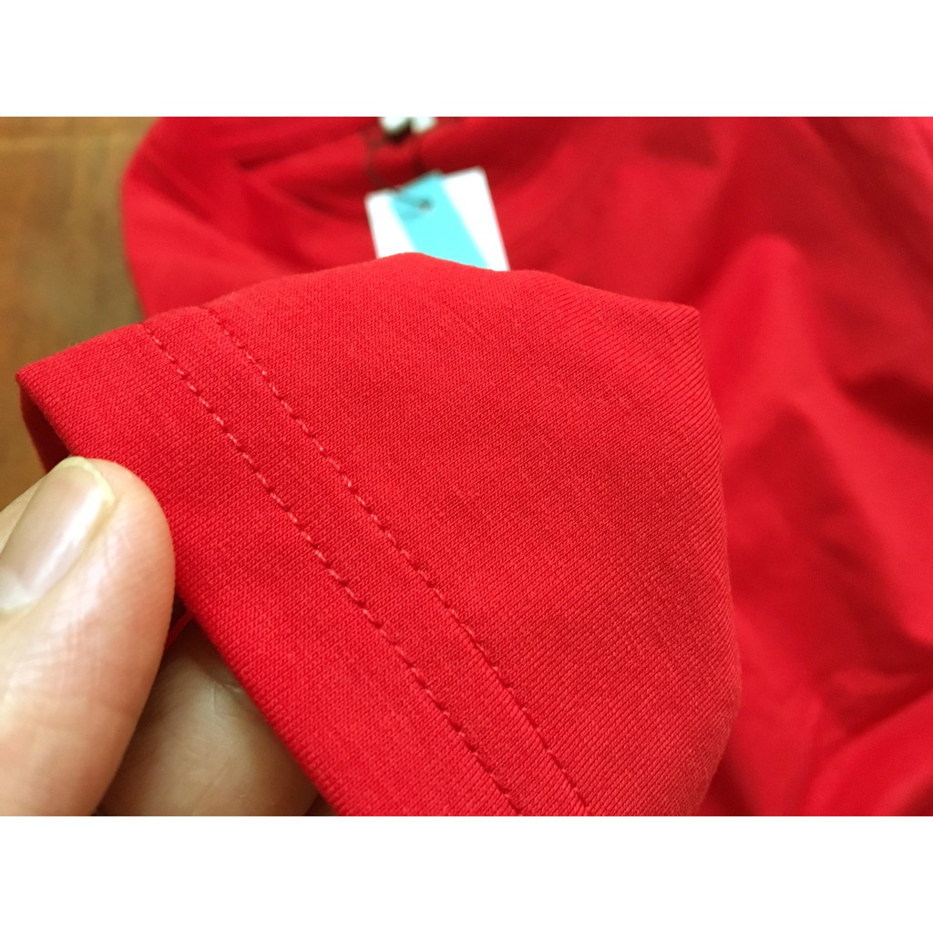 Áo Thun Brooklyn New York City ĐỎ Cao Cấp - Vải Cotton 4c Siêu Mềm Mịn (Không đúng Cotton đền tiền tặng áo)
